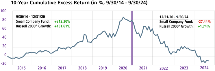 excess return